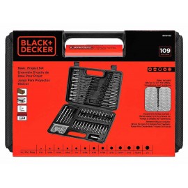 Black & Decker Kit de Brocas y Puntas para Taladro BDA91109 - Envío Gratuito