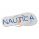 Nautica Sandalia Con Logotipo Blanca - Envío Gratuito