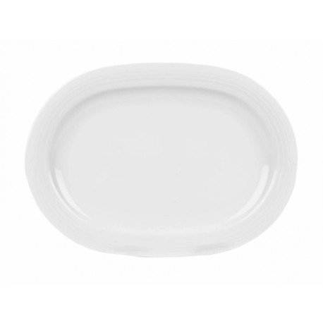 Noritake Platón Ovalado Arctic White Blanco - Envío Gratuito