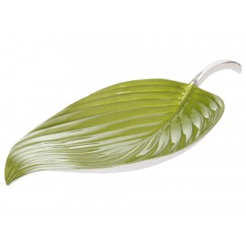 Metalart Dulcero de Mesa Hoja Decorativa Verde Hosta - Envío Gratuito