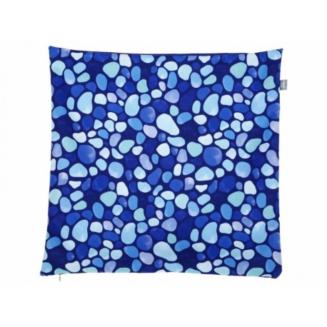 Funda para cojín Home Sweet Home gotas azul - Envío Gratuito