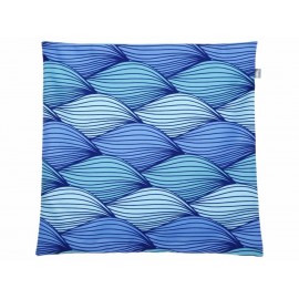 Funda para cojín Home Sweet Home hojas azul - Envío Gratuito