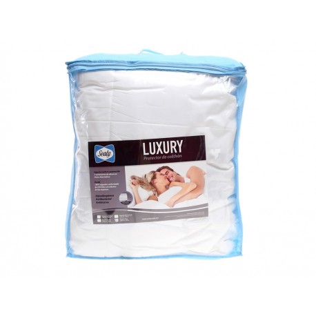 Sealy Cubre Colchón King Size Blanco Luxury - Envío Gratuito