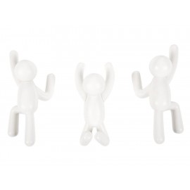 Umbra Set de Perchero de Pared Buddy Blanco - Envío Gratuito