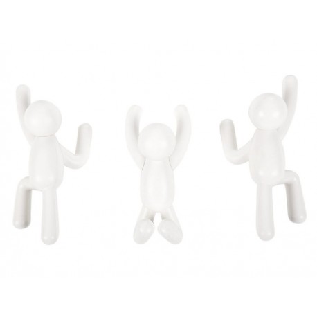 Umbra Set de Perchero de Pared Buddy Blanco - Envío Gratuito