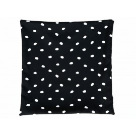 Funda para cojín Home Sweet Home Dots negra - Envío Gratuito