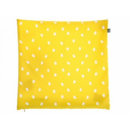 Funda de cojín Home Sweet Home Dots amarilla - Envío Gratuito