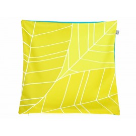 Funda para cojín Home Sweet Home Foliage amarilla - Envío Gratuito