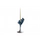 Lladró Escultura Naturo - Candelabro Sencillo (Azul) - Envío Gratuito