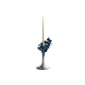 Lladró Escultura Naturo - Candelabro Sencillo (Azul) - Envío Gratuito