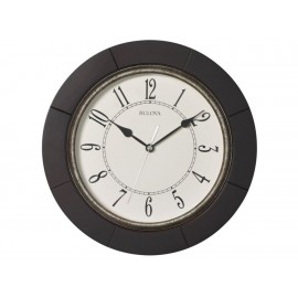 Reloj de pared Bulova C4256 Café - Envío Gratuito