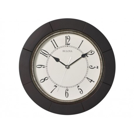 Reloj de pared Bulova C4256 Café - Envío Gratuito