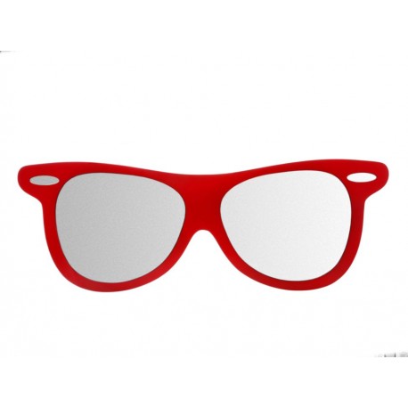 Lentes Espejo de Pared Rojo - Envío Gratuito