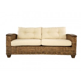 Love Seat Contemporáneo Lottus Cadiz natural - Envío Gratuito