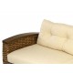 Love Seat Contemporáneo Lottus Cadiz natural - Envío Gratuito