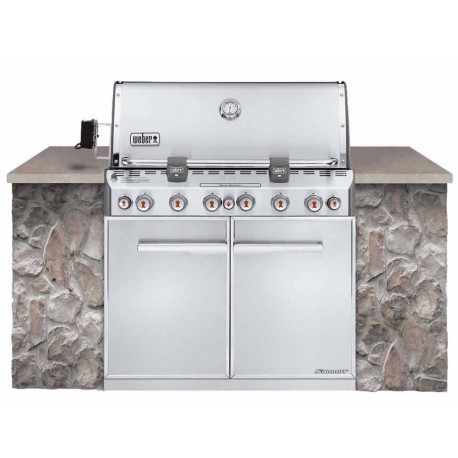 Asador de gas Weber Summit S-660 gris - Envío Gratuito