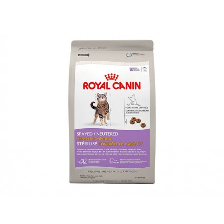 Royal Canin Alimento para Gato Spayed Neutered/Appetite Control 2.7 Kg - Envío Gratuito