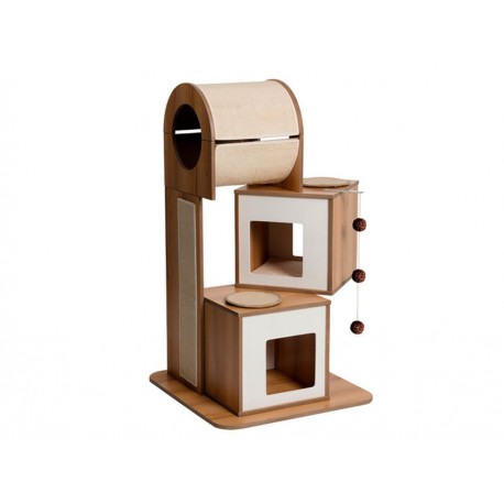 Vesper Casa de Madera V-Tower para Gato - Envío Gratuito