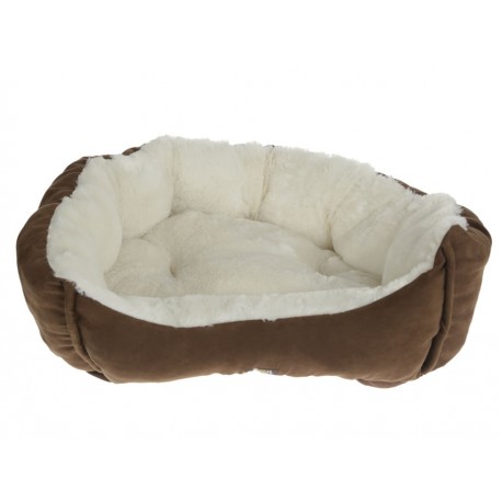 Animal Planet Cama para Perro Café Ultra Suede - Envío Gratuito