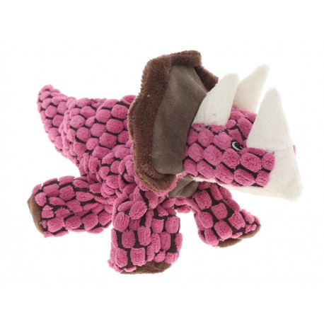 Kong Juguete de Peluche Triceratops Rosa con Café - Envío Gratuito