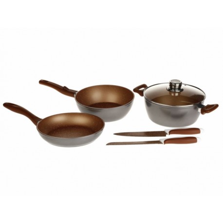 Set de cocina Flavor Stone Copper Master cobre - Envío Gratuito