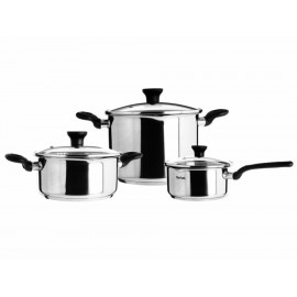 T-Fal Batería de Cocina 7 Piezas Plata - Envío Gratuito