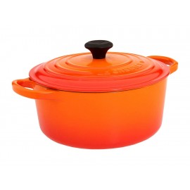 Le Creusert Cacerola Redonda Insignia 22 Cm Naranja Flame - Envío Gratuito