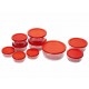 Pyrex Set Storage de 20 Piezas Rojo - Envío Gratuito