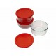 Pyrex Set Storage de 20 Piezas Rojo - Envío Gratuito