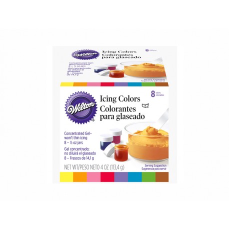 Wilton Colorantes para Glaseados 8 piezas - Envío Gratuito