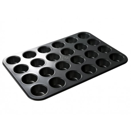 Molde para Mini Muffins Belle Cuisine Negro - Envío Gratuito