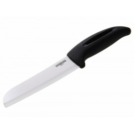 Metaltex Cuchillo Santoku Ceramic Negro - Envío Gratuito