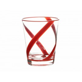 Interplus Vaso Old Fashion Rojo - Envío Gratuito