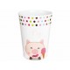 Crown Baccara Juego de 4 Vasos Baby Pig - Envío Gratuito