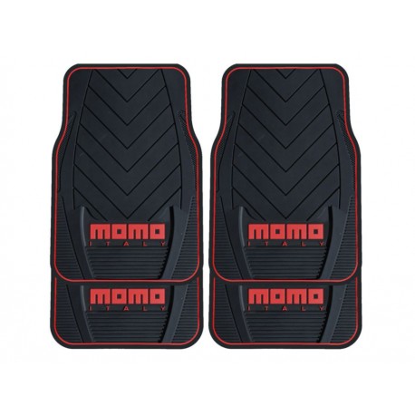 Momo Tapete MUCM024BR Negro con Rojo - Envío Gratuito