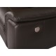 Reclinable brazo derecho Zarkin Moretti 2 chocolate - Envío Gratuito