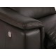 Reclinable brazo izquierdo Zarkin Moretti 2 chocolate - Envío Gratuito