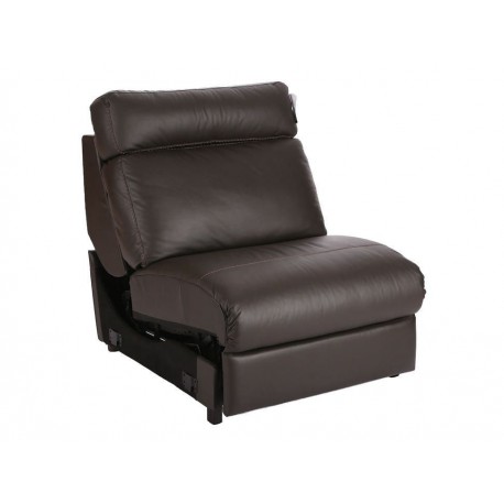 Reclinable sin brazos Zarkin Rec Moretti 2 chocolate - Envío Gratuito