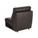 Sillón sin brazos Zarkin Moretti 2 chocolate - Envío Gratuito