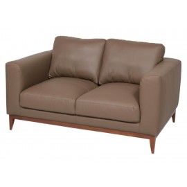 Love Seat Contemporáneo Boal Floresta tabaco - Envío Gratuito