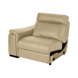 Reclinable brazo izquierdo Zarkin Moretti 2 crema - Envío Gratuito