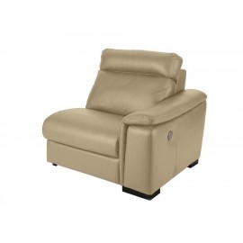 Reclinable brazo derecho Zarkin Moretti 2 crema - Envío Gratuito