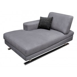 Chaise Longue Izquierdo Contemporáneo Liz Hendricks gris - Envío Gratuito