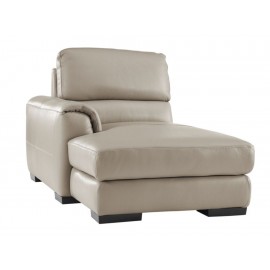 Chaise Longue Brazo Izquierdo Natuzzi Davide Contemporáneo taupe - Envío Gratuito