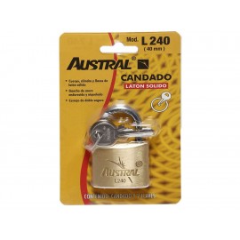 Candado Austral 200538 dorado - Envío Gratuito