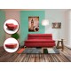 Sofá cama Artaban Loft rojo - Envío Gratuito