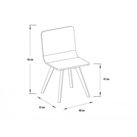 Silla Domitalia Flexa LX café - Envío Gratuito