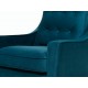 Sillón Boal Elko Contemporáneo verde esmeralda - Envío Gratuito