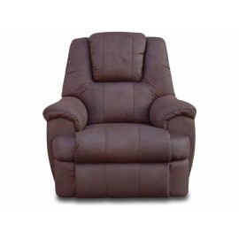 Reclinable Mecedora Distinción en Muebles Montecarlo chocolate - Envío Gratuito