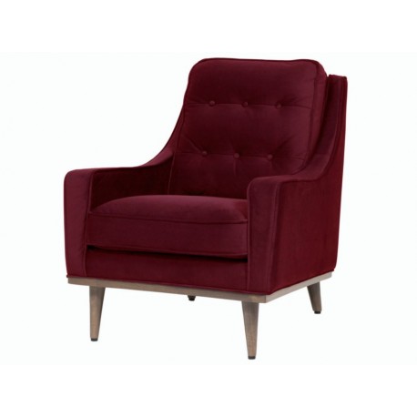 Sillón Boal Elko Contemporáneo vino - Envío Gratuito